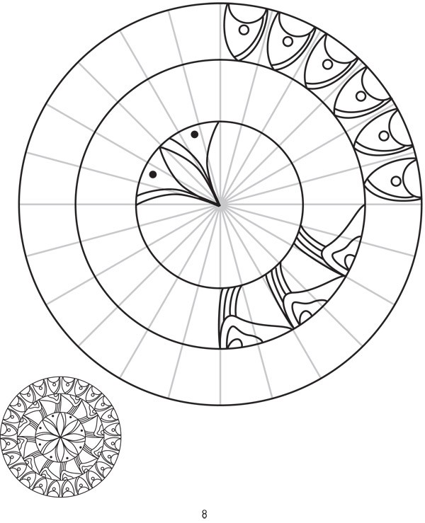 Рисовать мандалу для начинающих