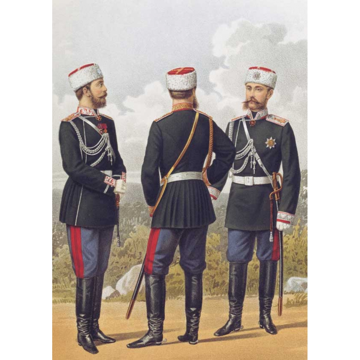 Русский военный костюм 1881-1884