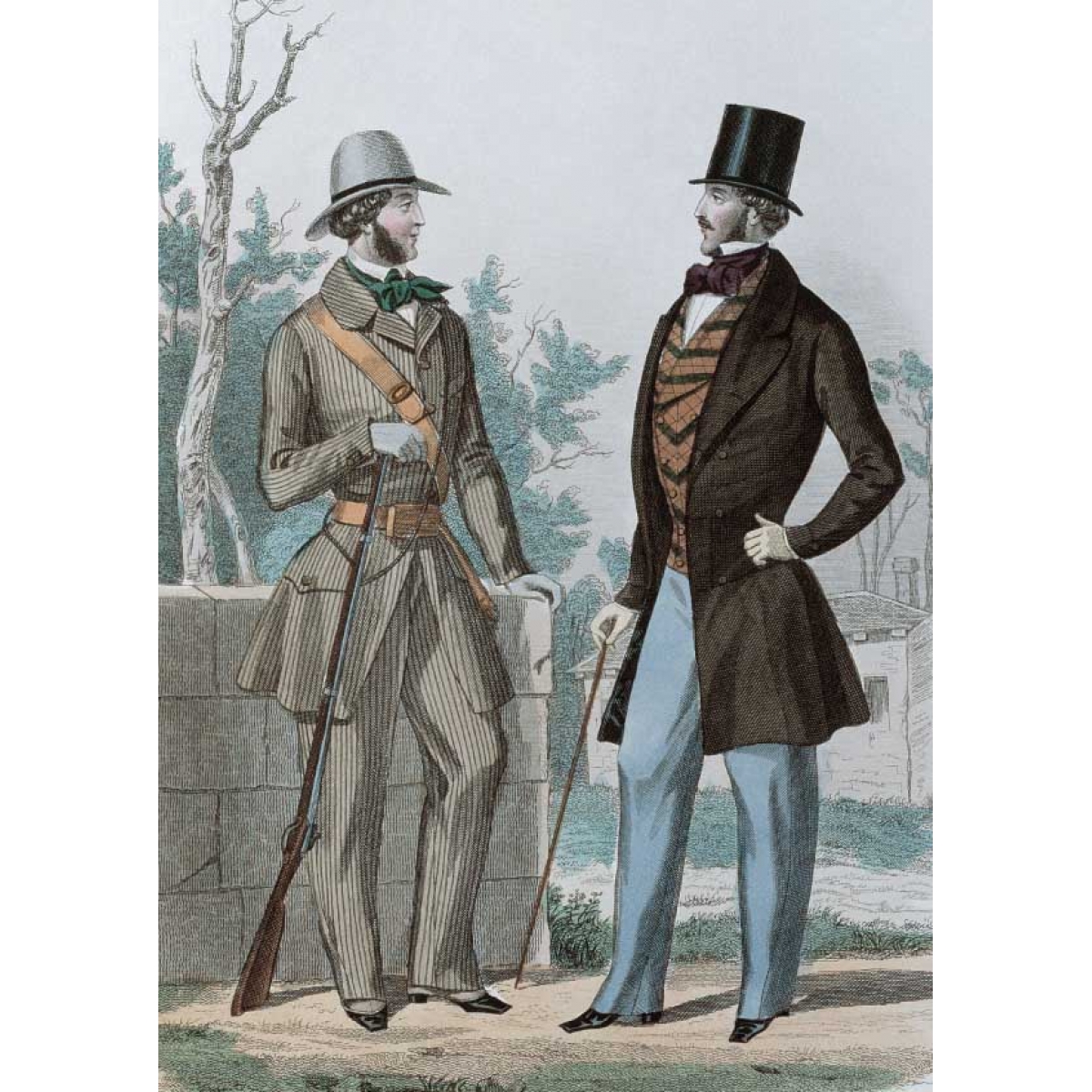 Мужской костюм позитивизм 19 век