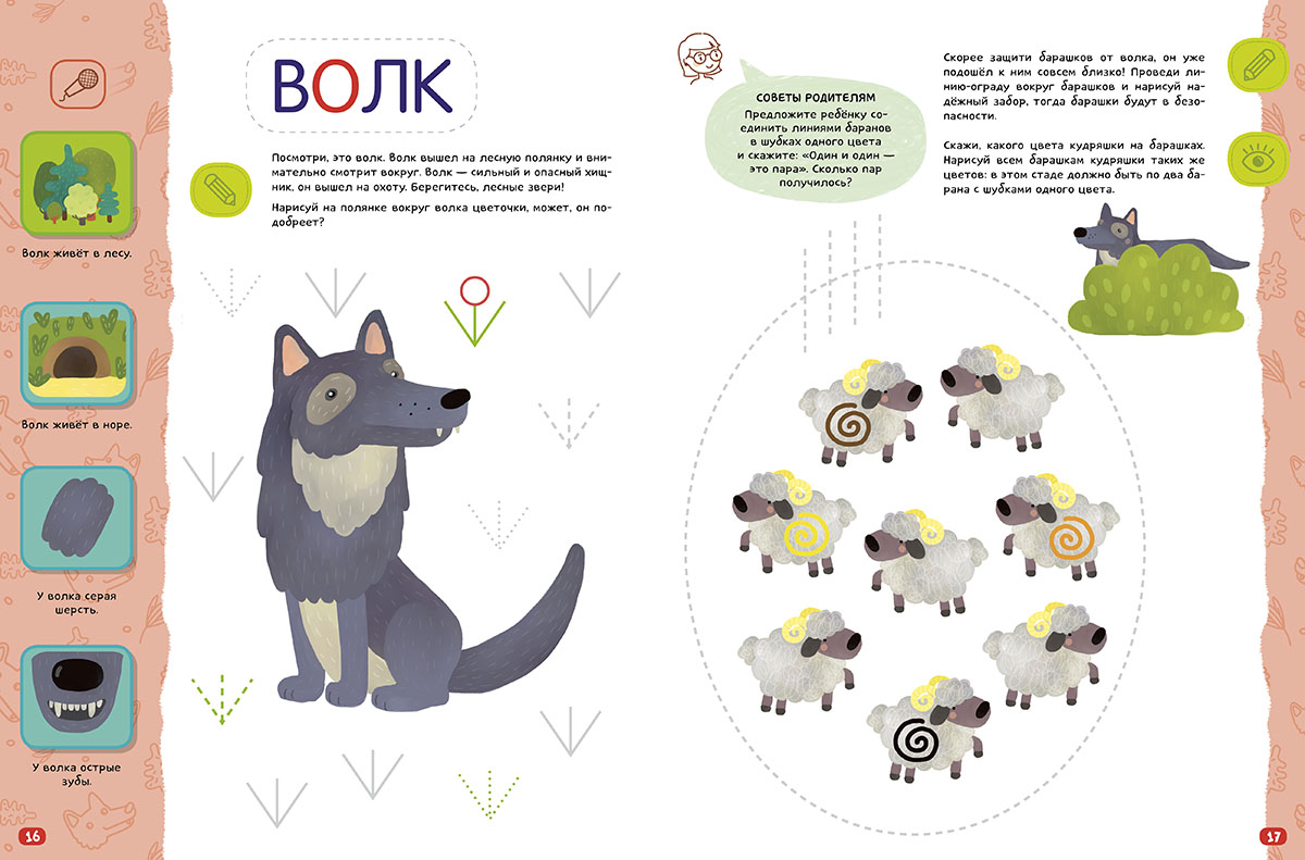 Задание волки. Ирина Мальцева Дикие звери. Волк задания. Волк задания для детей. Задания про волка для малышей.