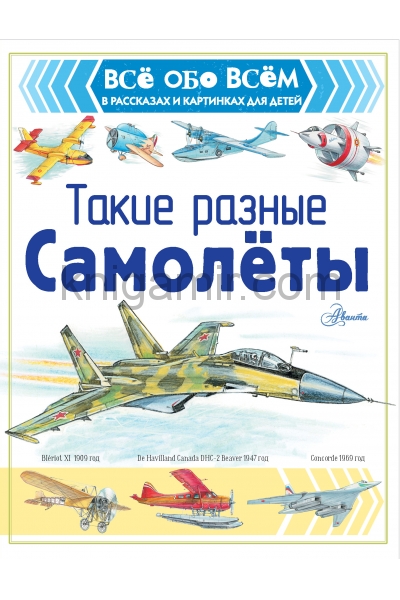 обложка Такие разные самолёты от интернет-магазина Книгамир