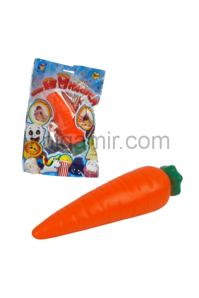 обложка Игрушка-антистресс мммняшка squishy (скв), морковь от интернет-магазина Книгамир