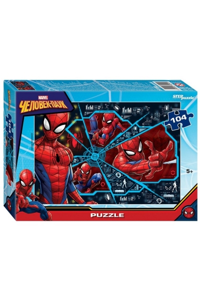 обложка 82242 Мозаика "puzzle" 104 "Человек-паук (new 1)" от интернет-магазина Книгамир