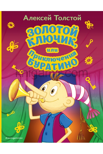 обложка Золотой ключик, или Приключения Буратино (ил. А. Разуваева) от интернет-магазина Книгамир