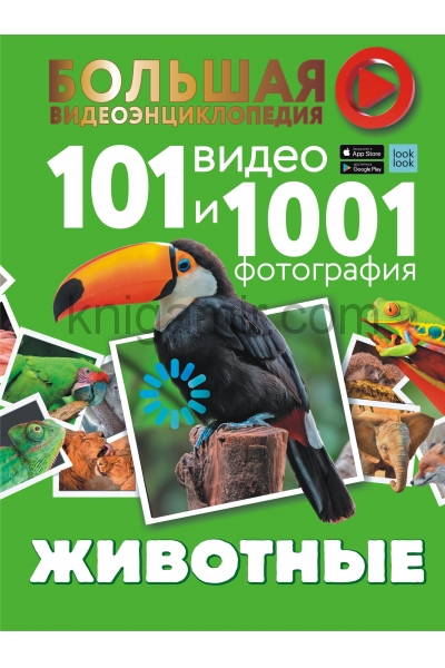 обложка Животные. 101 видео и 1001 фотография от интернет-магазина Книгамир