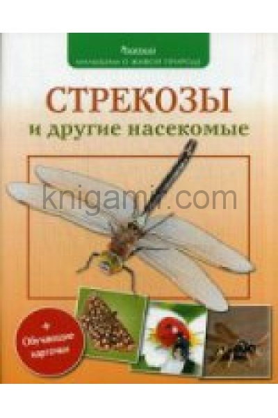 обложка Стрекозы и другие насекомые (+обуч.карточки и раскраски) (3+) от интернет-магазина Книгамир