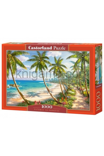 обложка Puzzle-1000 C-104666 Райское побережье от интернет-магазина Книгамир