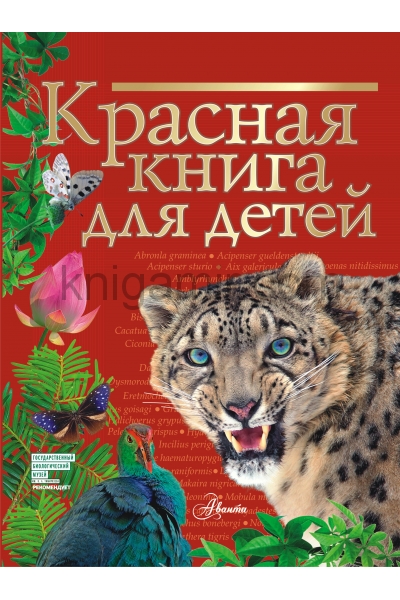 обложка Красная книга для детей от интернет-магазина Книгамир