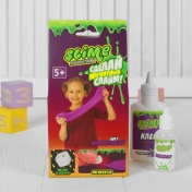 обложка Игрушка ТМ "Slime" Малый набор для девочек "Лаборатория", фиолетовый магнитный 100г арт.SS100-30181 от интернет-магазина Книгамир