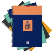 обложка ErichKrause® Тетрадь общая на спирали "Color Block" 60 листов клетка (поштучно) арт.49681 от интернет-магазина Книгамир