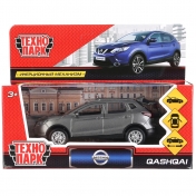 обложка ТМ Технопарк. Машина металл "NISSAN QASHQAI" 12см, откр дв, багаж, инерц, СЕРЫЙ. в кор. в кор.2*36шт от интернет-магазина Книгамир