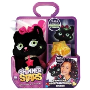 обложка Плюшевый Черный Котенок SHIMMER STARS  со светящимися блестками 20 см от интернет-магазина Книгамир