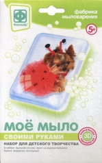 обложка Мое мыло. Набор №3. Собака в красном (набор для детского творчества) от интернет-магазина Книгамир