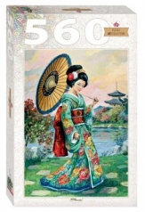 обложка 78109 Мозаика "puzzle" 560 "Японка" от интернет-магазина Книгамир