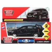 обложка XRAY-BK Машина металл LADA XRAY, 12см, открыв. двери, инерц, черный 9818 в кор. Технопарк в кор.2*36 от интернет-магазина Книгамир